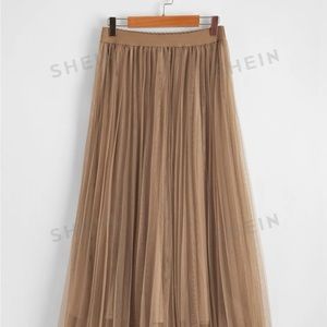 Champagne Tulle Skirt